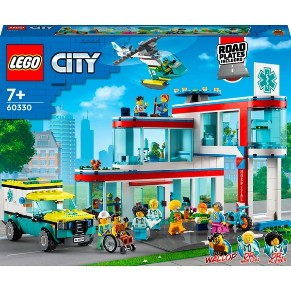 Конструктор LEGO City Лікарня, 816 деталей (60330) - Pampik