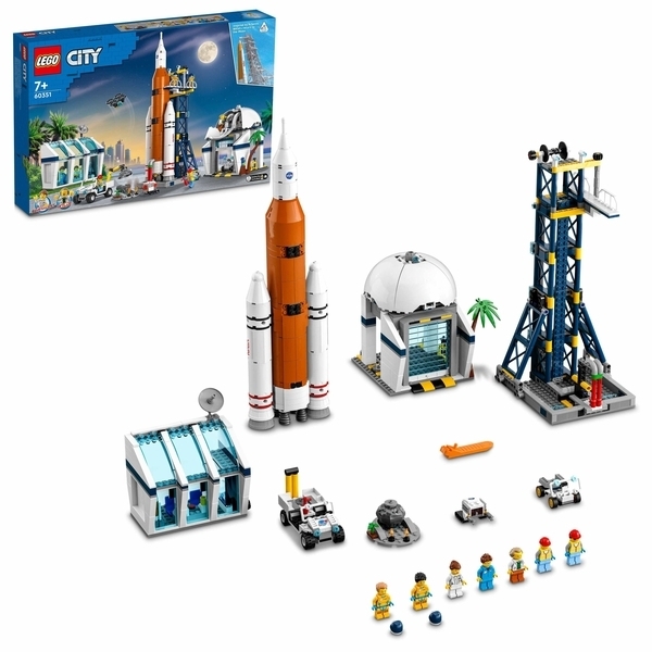 Конструктор LEGO City Космодром, 1010 деталей (60351) - Pampik - 2