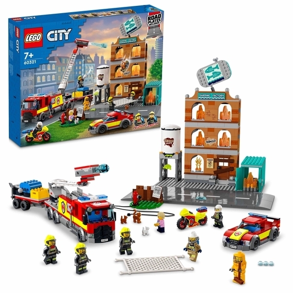 Конструктор LEGO City Пожежна команда, 766 деталей (60321) - Pampik - 2