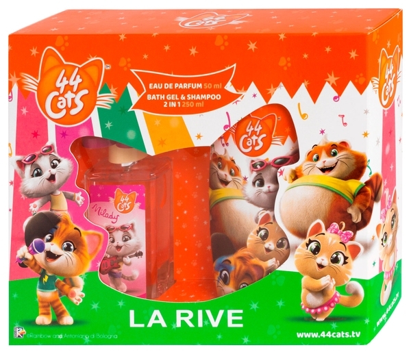 Набір La Rive 44 Cats Парфумована вода + Гель для душу, 2 шт. (50 мл + 250 мл) - Pampik