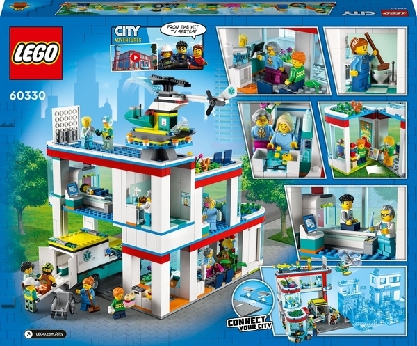 Конструктор LEGO City Лікарня, 816 деталей (60330) - Pampik - 4