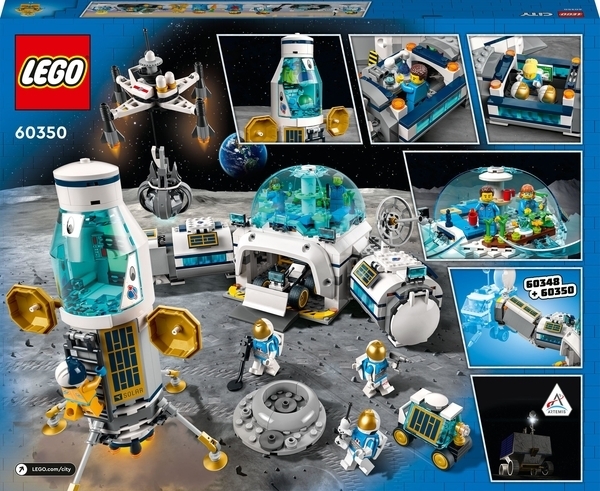 Конструктор LEGO City Місячна наукова база, 786 деталей (60350) - Pampik - 4