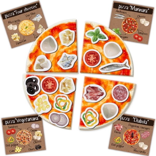 Магнітна настільна гра Magdum Піца (ML4031-27 EN) - Pampik - 8