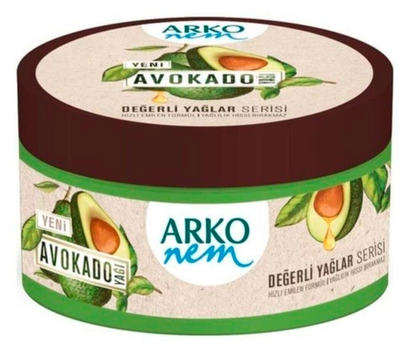 Зволожуючий крем для обличчя та тіла Arko Авокадо, 250 мл - Pampik