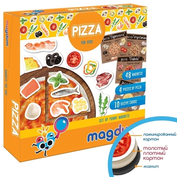 Магнітна настільна гра Magdum Піца (ML4031-27 EN) - Pampik - 3