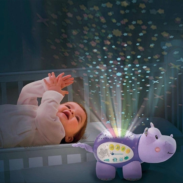 Музыкальная интерактивная игрушка VTech Бегемот с проектором звездного неба 2 в 1 (80-180926) - Pampik - 4