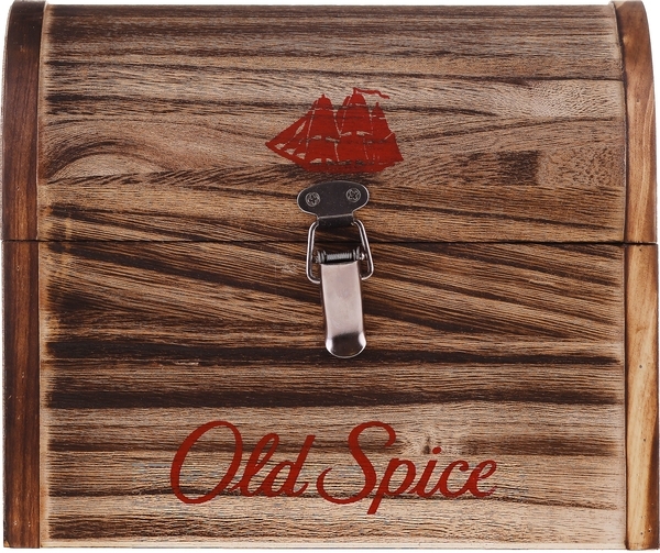 Подарунковий набір для чоловіків Old Spice Treasure Chest з твердим дезодорантом, аерозольним дезодорантом, гелем для душу Deep Sea та лосьйоном після гоління Captain - Pampik - 2