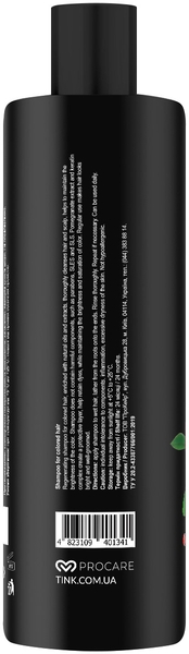 Шампунь для фарбованого волосся Tink Гранат і Кератин, 250 мл - Pampik - 3