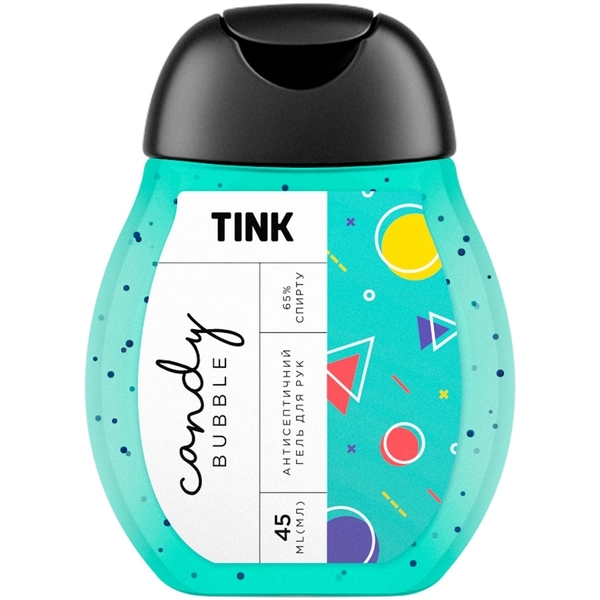 Антисептик для рук гель Tink Candy Bobble, 45 мл - Pampik