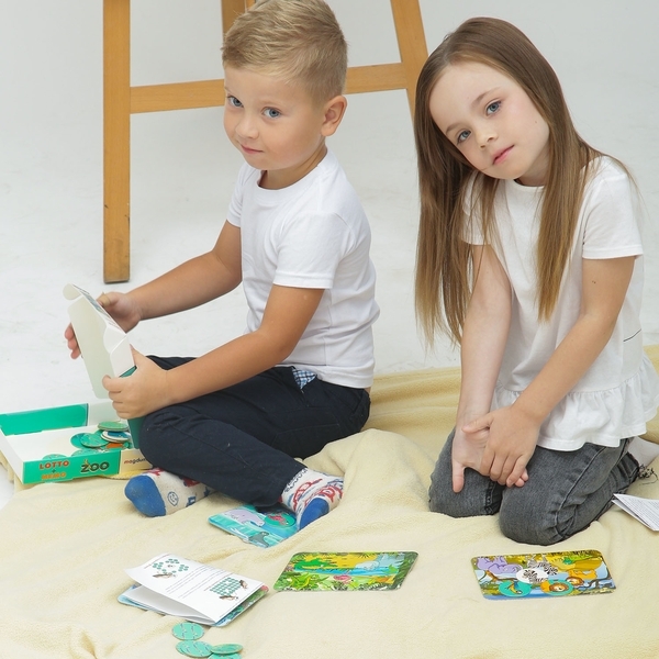 Гра настільна Magdum Лото+мемо Зоопарк (ME5032-21 EN) - Pampik - 6