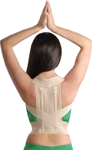 Коректор постави MedTextile, еластичний з ребрами жорсткості, р.XL, бежевий - Pampik - 2