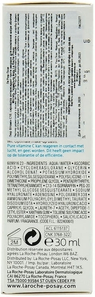Сироватка-антиоксидант з вітаміном С проти зморшок La Roche-Posay Pure Vitamin C10, для відновлення шкіри обличчя, 30 мл - Pampik - 7