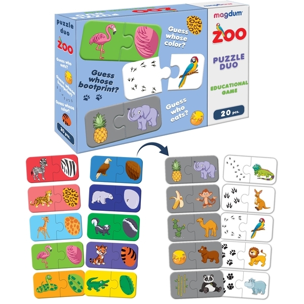 Гра настільна Magdum Парочки Зоопарк (ME5032-11 EN) - Pampik - 2