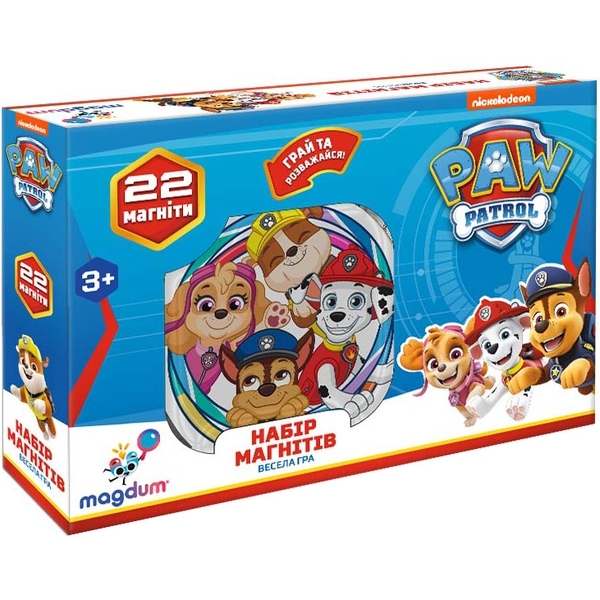 Набор магнитов Magdum Щенячий патруль Веселая игра (ML4034-02) - Pampik