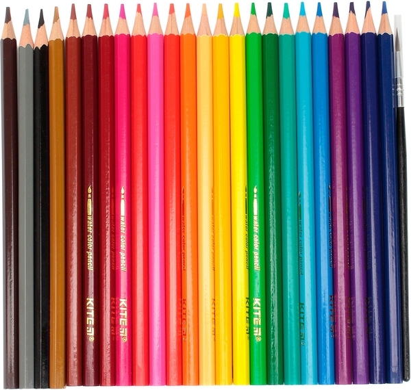 Набор цветных акварельных карандашей Kite Птицы, 24 шт. (K18-1050) - Pampik - 4