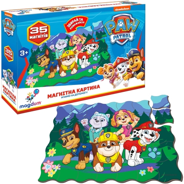 Набор магнитов Magdum Щенячий патруль Мчим на помощь (ML4034-33) - Pampik - 3