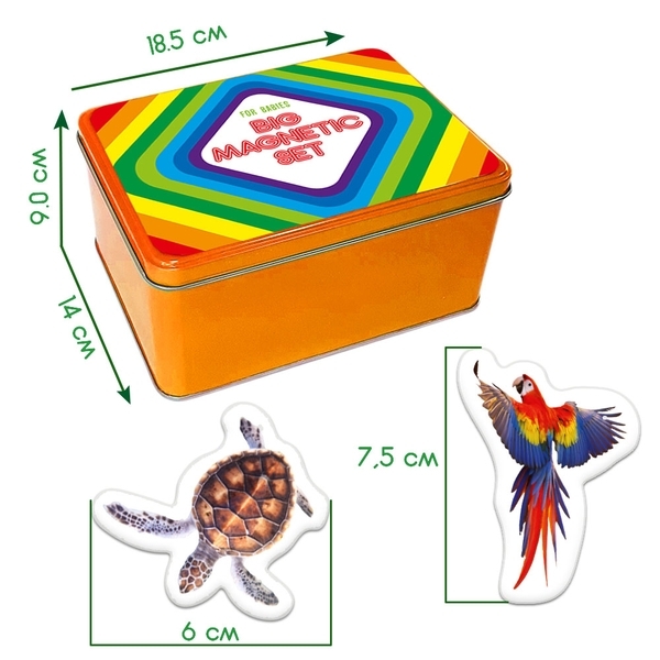 Подарунковий набір магнітів Magdum Тварини (ML4032-24 EN) - Pampik - 5