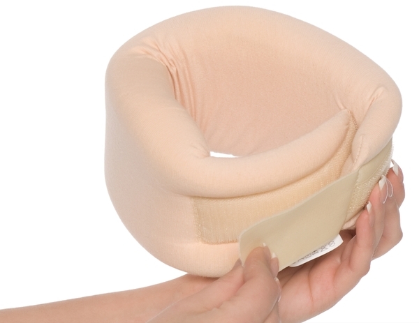 Бандаж для шиї MedTextile Шина Шанца, м'яка фіксація, р.S, бежевий - Pampik - 3