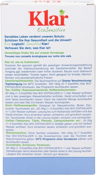 Біозасіб для видалення накипу Klar, 280 г - Pampik - 2