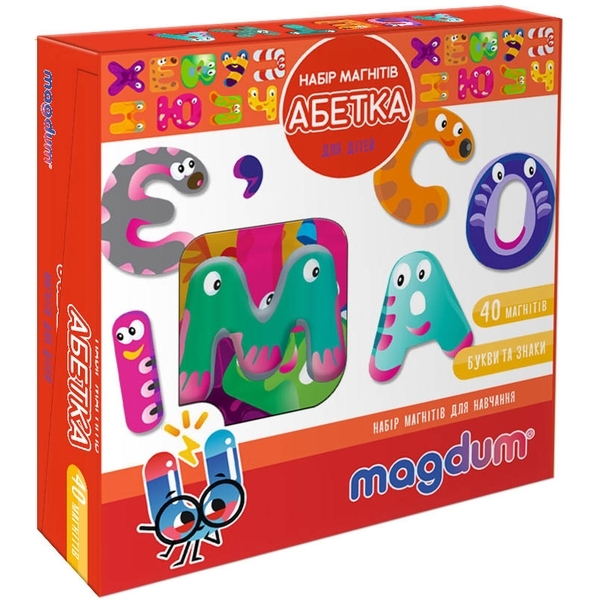 Набір магнітів Magdum Алфавіт (ML4031-36 EN) - Pampik