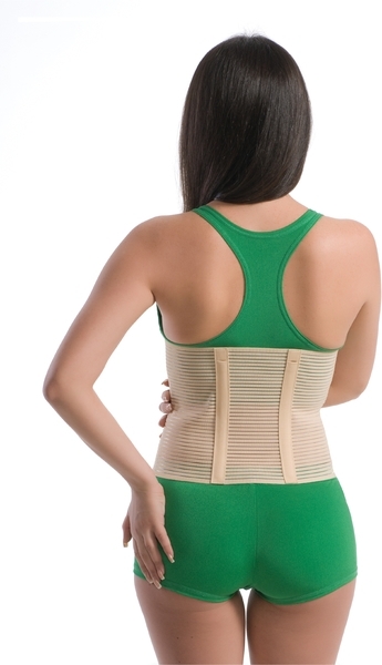 Бандаж лікувально-профілактичний MedTextile, еластичний, р.L, бежевий - Pampik - 2