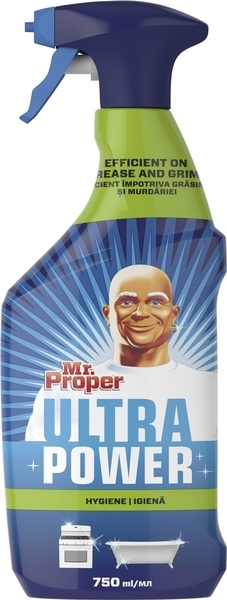 Універсальний спрей Mr. Proper Ultra Power Гігієна, 750 мл - Pampik