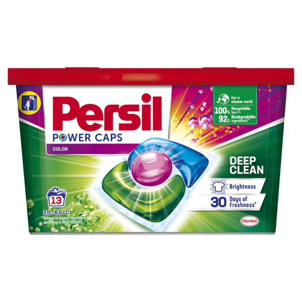 Капсули для прання Persil Power Caps Колор, 13 шт (9000101537499) - Pampik