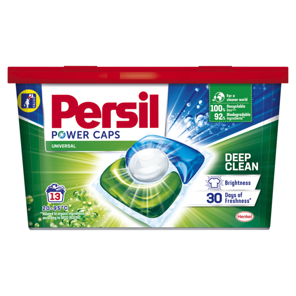 Капсули для прання Persil Power Caps Універсал 13 шт (9000101537468) - Pampik