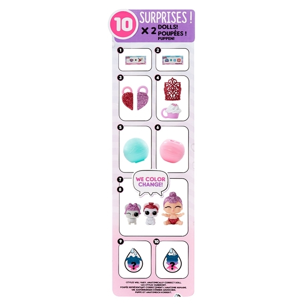 Игровой набор с куклой L.O.L. Surprise! Color change Me&My Сестричка и питомец, в ассортименте (580768) - Pampik - 4