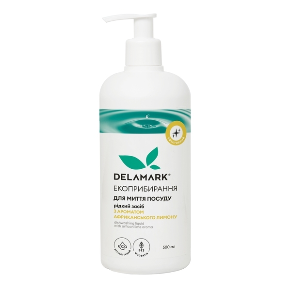 Средство для мытья посуды DeLaMark с ароматом африканского лимона, 500 мл - Pampik