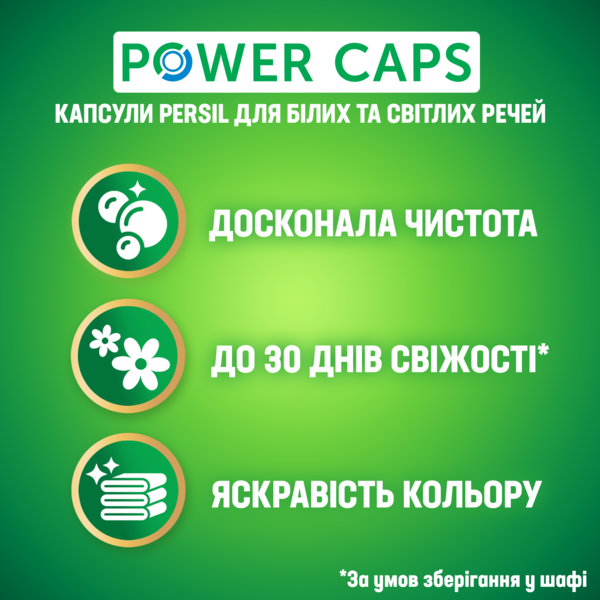 Капсули для прання Persil Power Caps Універсал 13 шт (9000101537468) - Pampik - 2