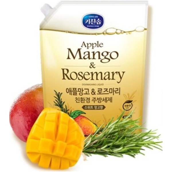 Моющее средство для посуды Mukunghwa Applemango & Rosemary Dishwashing Detergent, 1.2 л - Pampik - 3