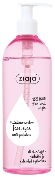 Мицеллярная вода Ziaja для всех типов кожи, 390 мл - Pampik