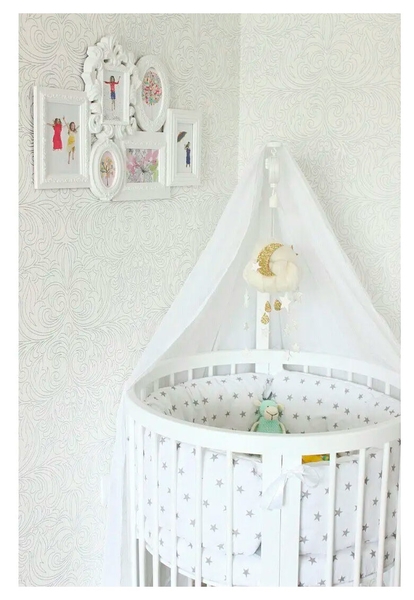 Балдахін IngVart для дерев'яного держателя Білий №1 (2100031000005) - Pampik - 3