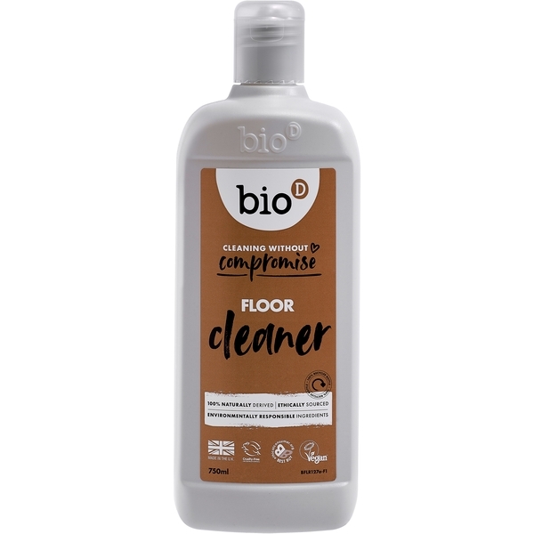 Концентрований екологічний миючий засіб для підлоги Bio-D Floor Cleaner with Linseed Oil, з лляною олією, 750 мл - Pampik
