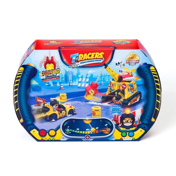 Игровой набор T-Racers Турбокран, с аксессуарами (PTRSD014IN11) - Pampik