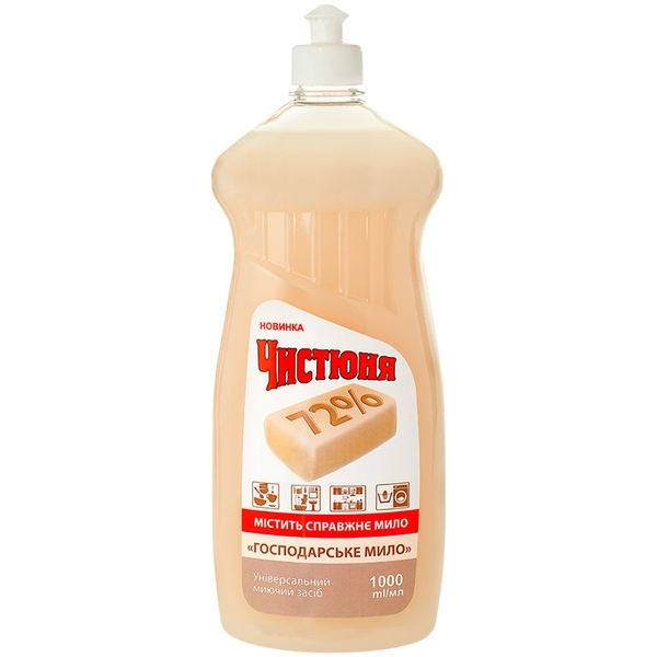 Засіб для миття підлог, кахлю, стін та шпалер Чистюня економ Лаванда, 1 л - Pampik