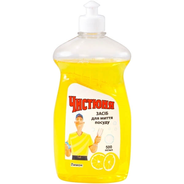 Средство для мытья посуды Чистюня Лимон, 500 мл - Pampik