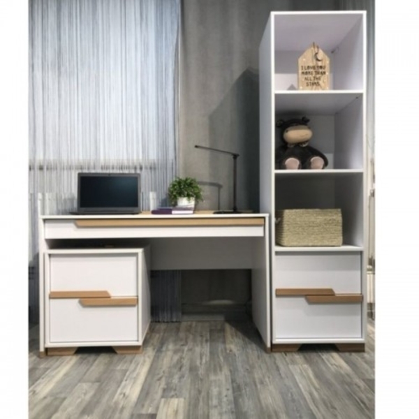 Пенал Верес 450 Сиэтл, бело-буковый (38.43.2.15) - Pampik - 5