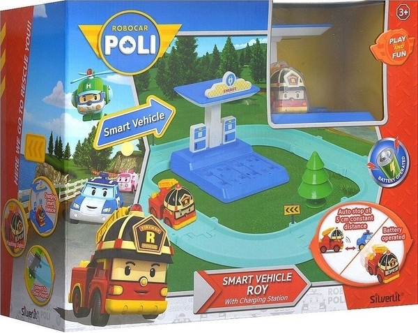 Набір Robocar Poli маленький трек з розумною машиною Рой (83272) - Pampik - 3