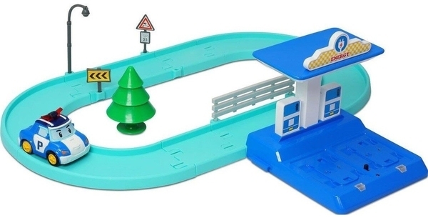 Набір Robocar Poli маленький трек з розумною машиною Полі (83270) - Pampik