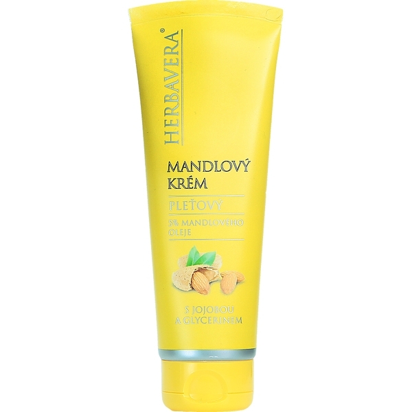 Крем для рук Herbavera мигдальний з маслом жожоба, 120 мл - Pampik