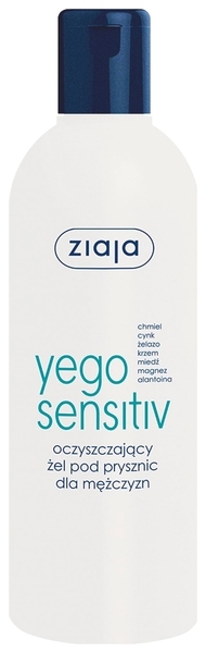 Гель для душу Ziaja Yego Sensitiv Men, 300 мл - Pampik