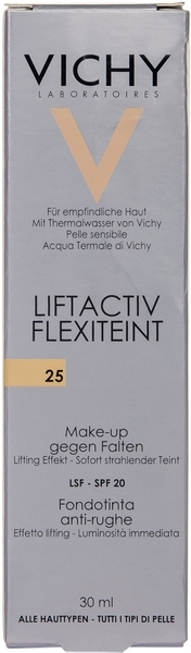 Тональний засіб проти зморшок Vichy Liftactiv Flexilift, відтінок 25 тілесний, 30 мл - Pampik - 2