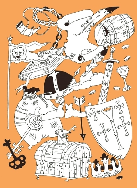 Лицарі та дракони. Розмальовка - Pampik - 3