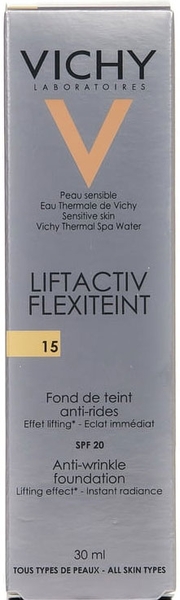 Тональний засіб проти зморшок Vichy Liftactiv Flexilift, відтінок 15 опал, 30 мл - Pampik - 2