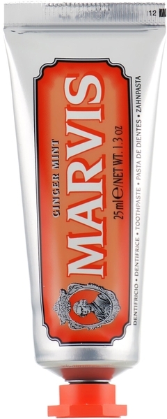 Зубна паста Marvis Імбир-М'ята з фторидом, 25 мл - Pampik