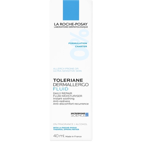 Флюїд для обличчя La Roche-Posay заспокійливий зволожуючий для нормальної та комбінованої шкіри 40 мл - Pampik