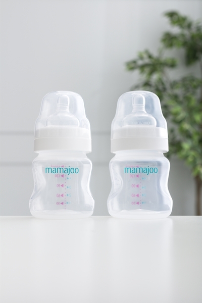 Бутылочка для кормления Mamajoo Silver S, 0+ мес., 150 мл, 2 шт. (MMJ1653) - Pampik - 6