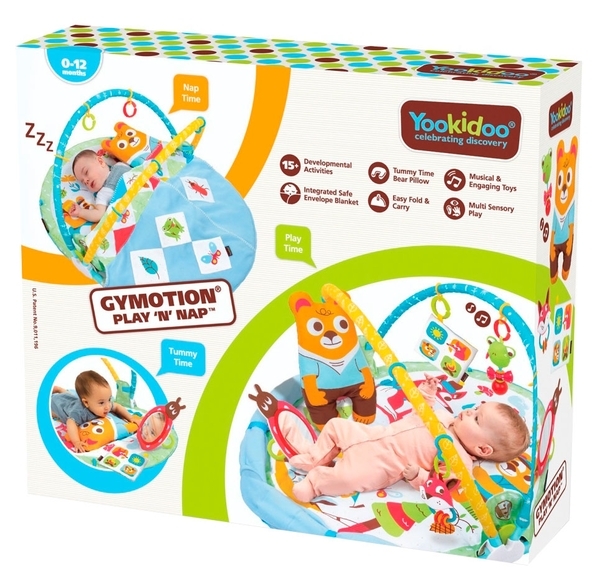 Розвиваючий килимок Yookidoo Веселі друзі (73790) - Pampik - 2